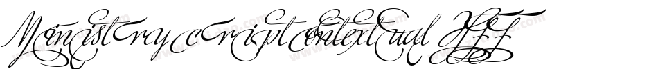 Ministry Script Contextual HFF字体转换